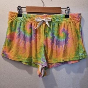 Vibrant Tie-Dye Terry Shorts By Weekend